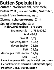 Zutaten-Spekulatius